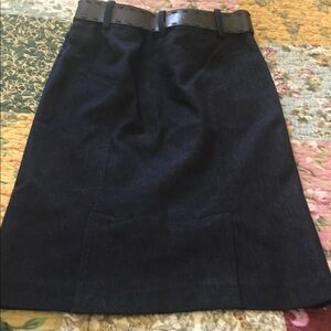 Dark denim skirt. New without tags.